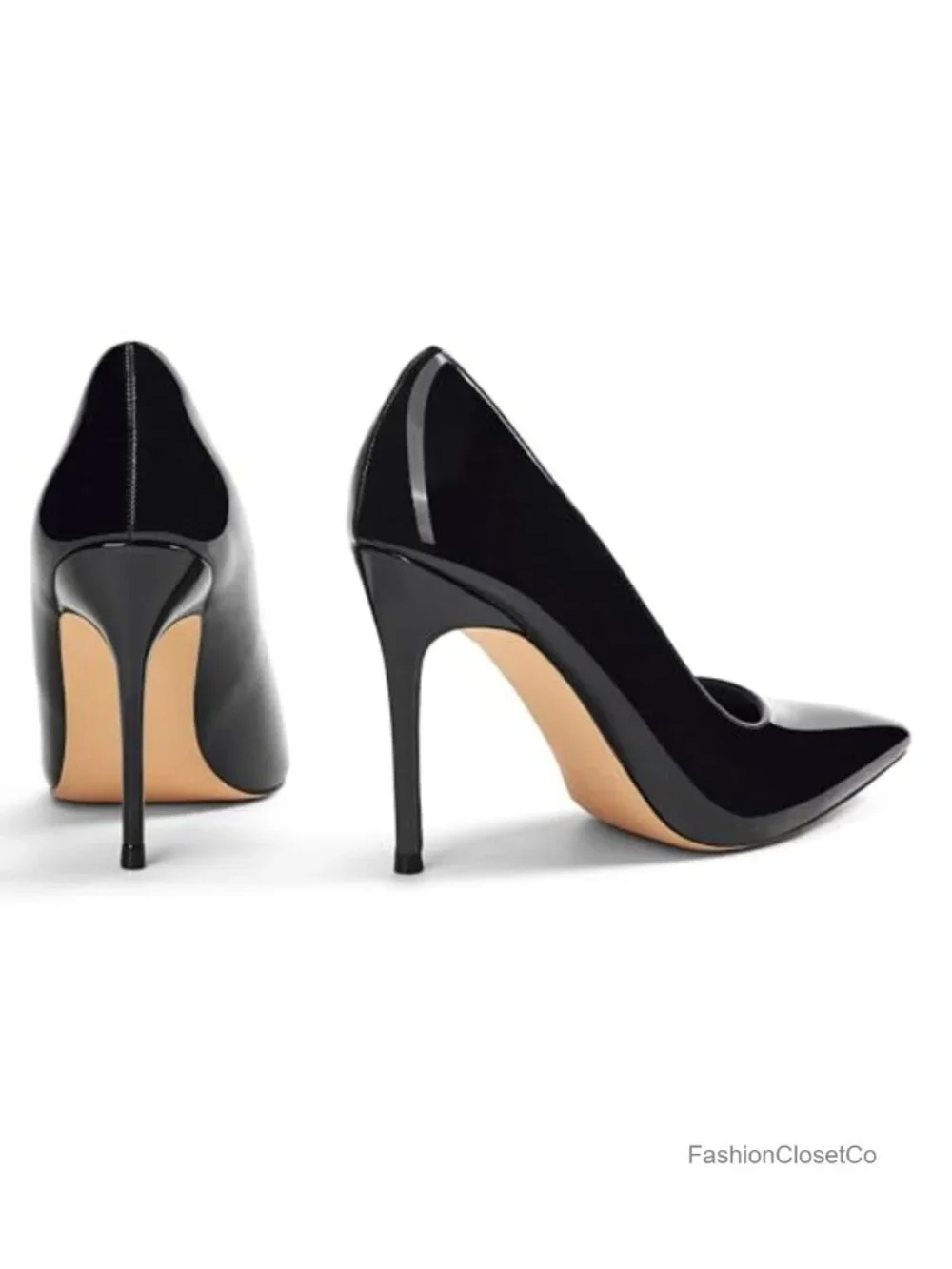 Women's Classic Pointed Toe Stiletto Pumps 4in Heels Formal Office Wedding Shoes